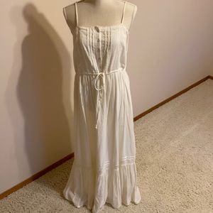 Cream Ivory boho maxi dress